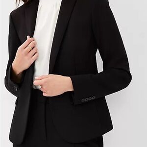 Ann Taylor Classic Black Blazer and Pants